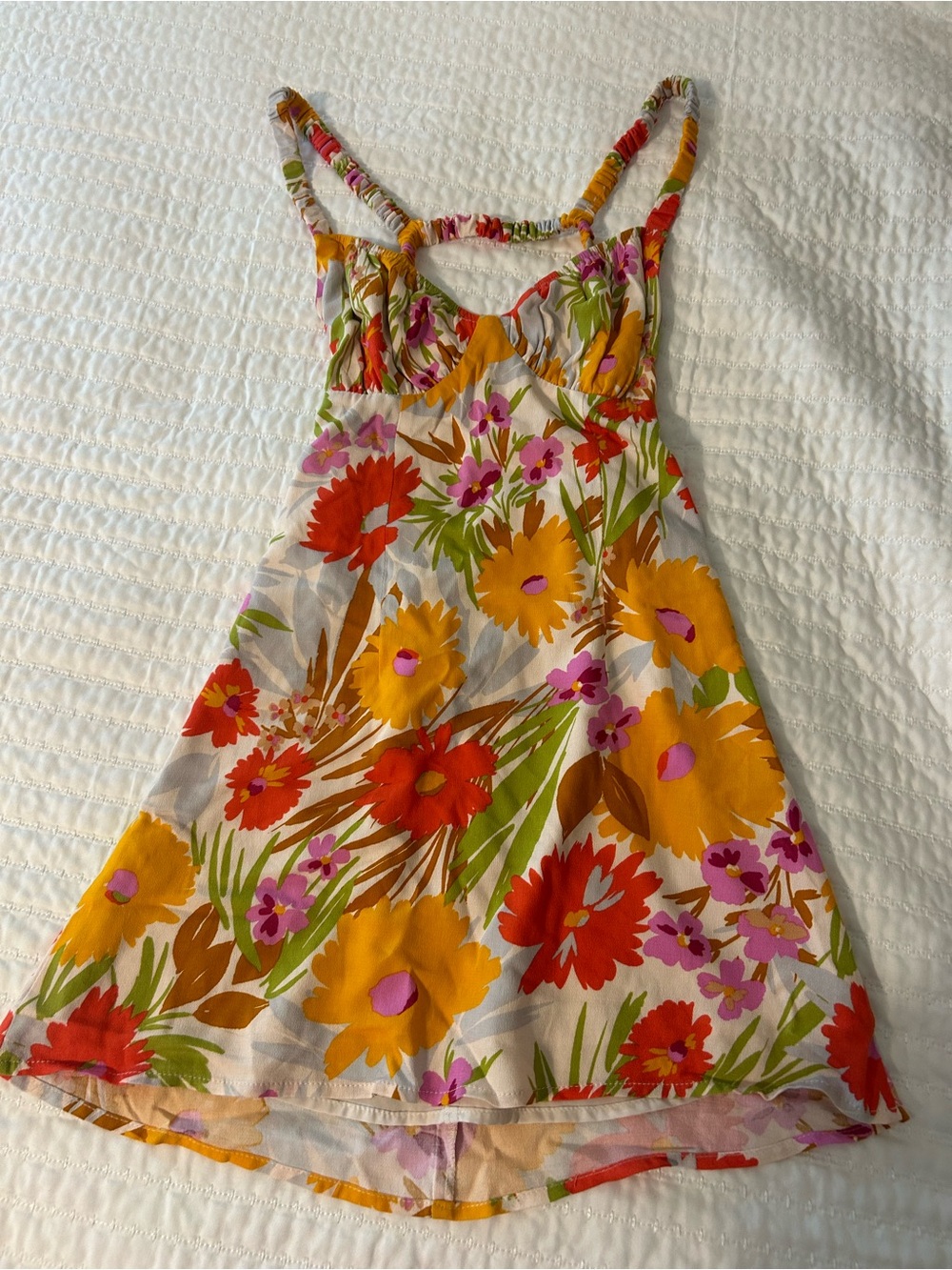 The Impeccable Pig Floral Sundress in Yellow, Red, Pink, Green